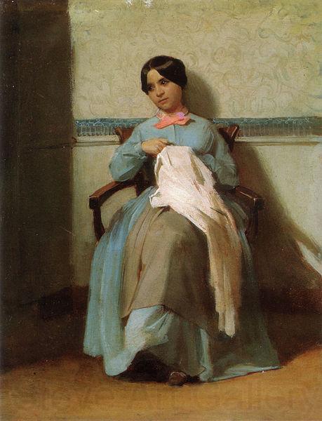 Adolphe William Bouguereau Portrait of Leonie Bouguereau